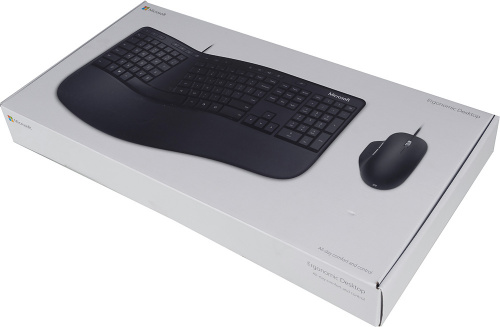 Клавиатура + мышь Microsoft Ergonomic Keyboard & Mouse Busines клав:черный мышь:черный USB Multimedia фото 2