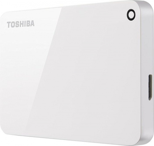 Жесткий диск Toshiba USB 3.0 1Tb HDTC910EW3AA Canvio Advance 2.5" белый фото 4
