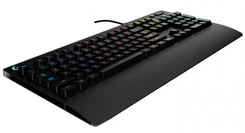 Клавиатура Logitech G213 Prodigy RGB черный USB Multimedia for gamer LED (подставка для запястий) фото 3