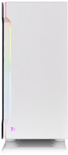 Корпус Thermaltake H200 TG Snow RGB белый без БП ATX 1x120mm 2xUSB3.0 audio bott PSU фото 2