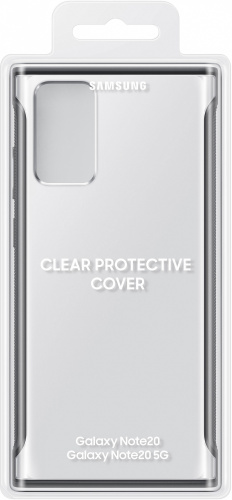 Чехол (клип-кейс) Samsung для Samsung Galaxy Note 20 Clear Protective Cover черный (EF-GN980CBEGRU) фото 6
