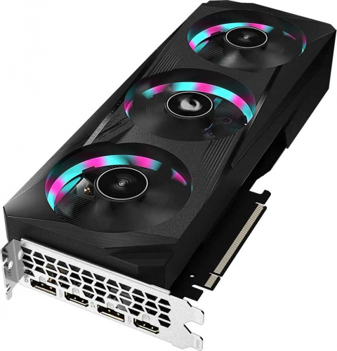 Видеокарта Gigabyte PCI-E 4.0 GV-N3060AORUS E-12GD NVIDIA GeForce RTX 3060 12288Mb 192 GDDR6 1867/15000/HDMIx2/DPx2/HDCP Ret фото 6