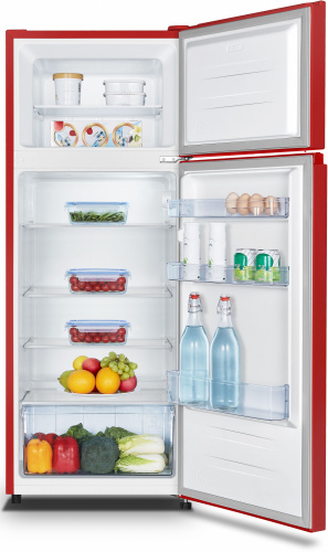 Холодильник Hisense RT267D4AR1 красный (двухкамерный) фото 2