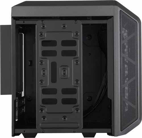 Корпус Cooler Master MasterCase H100 Iron Grey ARGB темно-серый без БП miniITX 1x120mm 1x140mm 2xUSB3.0 audio bott PSU фото 8