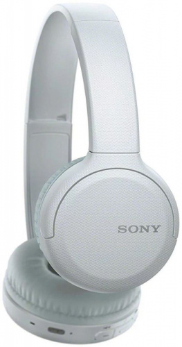 Гарнитура накладные Sony WH-CH510 белый беспроводные bluetooth оголовье (WHCH510W.E) фото 4