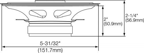 Колонки автомобильные JBL Stage 6402 (без решетки) 105Вт 90дБ 4Ом 10x15см (4x6дюйм) (ком.:2кол.) коаксиальные двухполосные фото 2