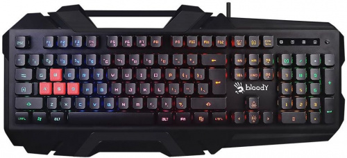 Клавиатура A4Tech Bloody B150N черный USB for gamer LED фото 2