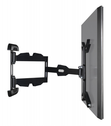 Кронштейн для телевизора Hama H-108712 черный 32"-65" макс.25кг настенный поворотно-выдвижной и наклонный фото 2
