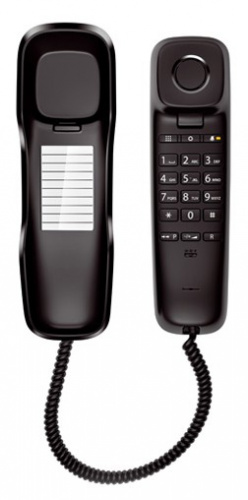 Телефон проводной Gigaset DA210 RUS черный фото 3