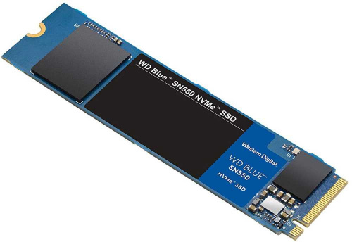 Накопитель SSD WD Original PCI-E x4 500Gb WDS500G2B0C Blue SN550 M.2 2280 фото 3