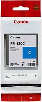 Картридж струйный Canon PFI-120 C 2886C001 голубой (130мл) для Canon imagePROGRAF TM-200/205