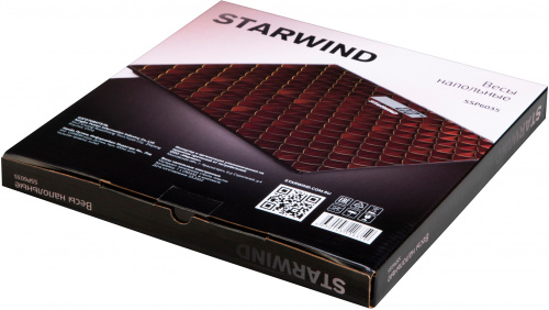 Весы напольные электронные Starwind SSP6035 макс.180кг рисунок/красный фото 2