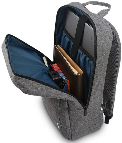 Рюкзак для ноутбука 15.6" Lenovo Laptop Casual Backpack B210 серый полиэстер женский дизайн (4X40T84058) фото 4