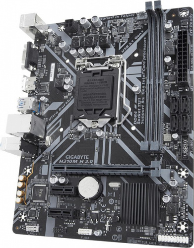 Материнская плата Gigabyte H310M H Soc-1151v2 Intel H310 2xDDR4 mATX AC`97 8ch(7.1) GbLAN+VGA+HDMI фото 4