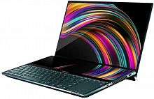 Ноутбук Asus ZenBook Pro Duo UX581LV-H2025R Core i9 10980HK/32Gb/SSD1Tb/NVIDIA GeForce RTX 2060 6Gb/15.6"/OLED/Touch/UHD (3840x2160)/Windows 10 Professional/dk.blue/WiFi/BT/Cam