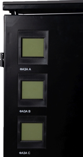 Стабилизатор напряжения Ресанта ACH-30000/3-ЭМ трехфазный черный (63/4/7) фото 3