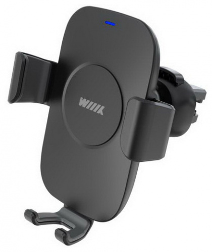 Держатель Wiiix CW-70V-GRAV беспров.з/у. черный для смартфонов