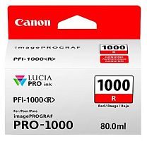 Картридж струйный Canon PFI-1000 R 0554C001 красный для Canon Pixma MG5740/MG6840/MG7740