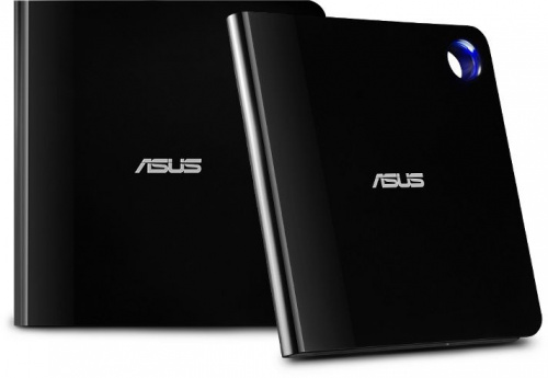 Привод Blu-Ray-RW Asus SBW-06D5H-U черный/серебристый USB3.0 slim ultra slim M-Disk Mac внешний RTL фото 3