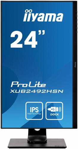 Монитор Iiyama 23.8" ProLite XUB2492HSN-B1 черный IPS LED 16:9 HDMI M/M матовая HAS Pivot 250cd 178гр/178гр 1920x1080 DisplayPort FHD USB 5.4кг фото 6