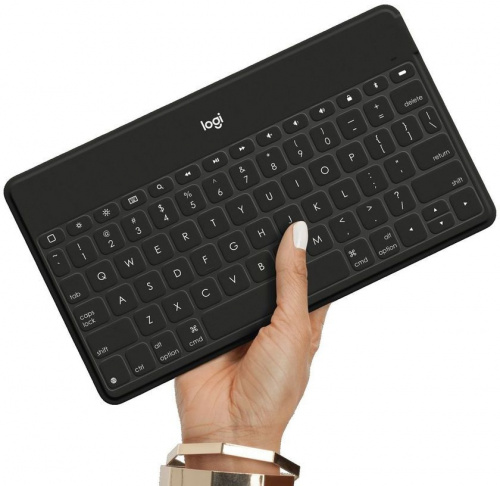 Клавиатура Logitech Keys-To-Go черный USB беспроводная BT slim Multimedia фото 4