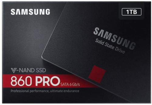 Накопитель SSD Samsung SATA III 1Tb MZ-76P1T0BW 860 Pro 2.5" фото 4