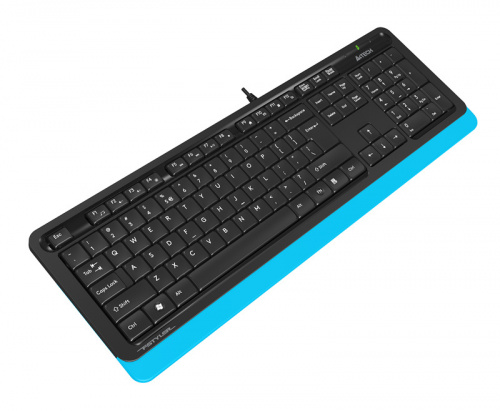 Клавиатура A4Tech Fstyler FK10 черный/синий USB фото 3