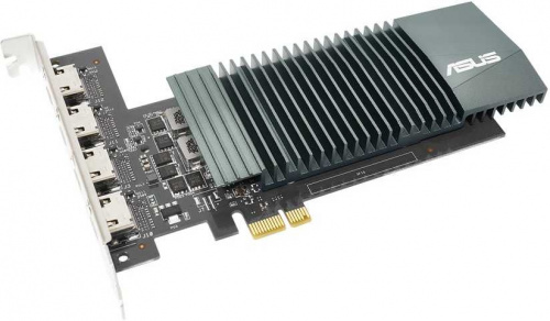 Видеокарта Asus PCI-E GT710-4H-SL-2GD5 NVIDIA GeForce GT 710 2048Mb 64 GDDR5 954/5012/HDMIx4/HDCP Ret фото 2