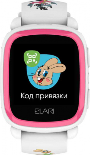 Смарт-часы Elari KidPhone Ну, погоди! 1.4" белый фото 5