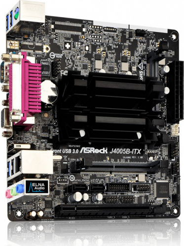 Материнская плата Asrock J4005B-ITX 2xDDR4 mini-ITX AC`97 8ch(7.1) GbLAN+VGA+HDMI фото 2