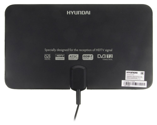Антенна телевизионная Hyundai H-TAI220 28дБ активная черный фото 2