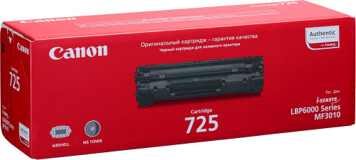 Картридж лазерный Canon 725 3484B005 черный (1600стр.) для Canon LBP6000/6000B/LBP6030/MF3010 фото 4