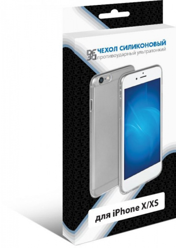 Чехол (клип-кейс) DF для Apple iPhone X iCase-10 прозрачный (DF ICASE-10) фото 2