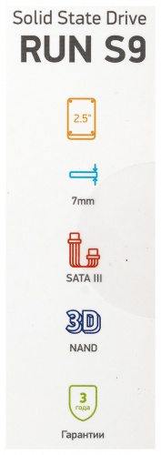 Накопитель SSD Digma SATA-III 512GB DGSR2512GS93T Run S9 2.5" фото 10