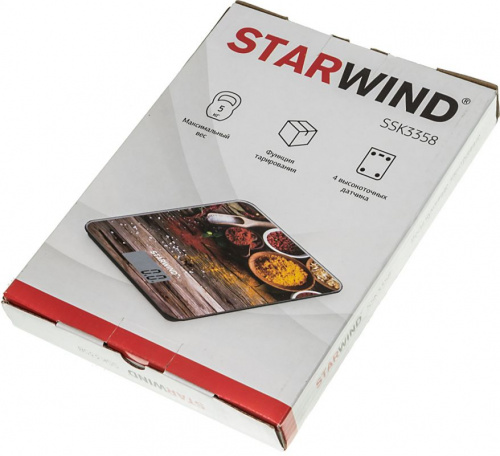 Весы кухонные электронные Starwind SSK3358 макс.вес:5кг фото 5