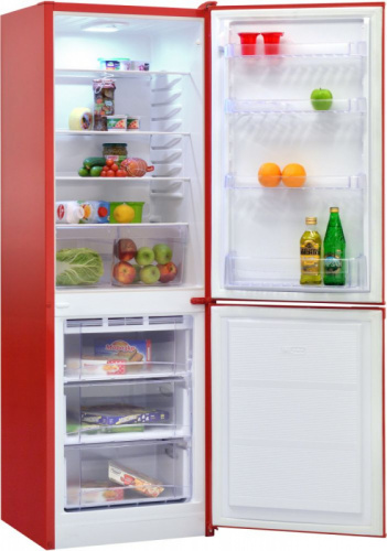 Холодильник Nordfrost NRB 139 832 красный (двухкамерный) фото 2