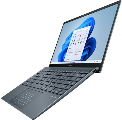 Ноутбук Asus Zenbook 13 OLED UX325EA-KG649W Core i5 1135G7 16Gb SSD512Gb Intel Iris Xe graphics 13.3" OLED FHD (1920x1080) Windows 11 Home grey WiFi BT Cam Bag фото 3