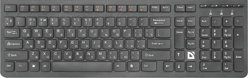 Клавиатура + мышь Defender Columbia C-775 клав:черный мышь:черный USB беспроводная фото 4
