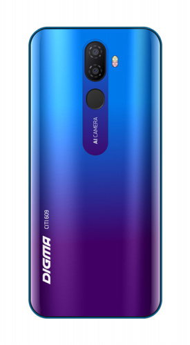 Смартфон Digma CITI 609 32Gb 2Gb синий моноблок 3G 4G 2Sim 6.09" 720x1560 Android 9.0 13Mpix 802.11 b/g/n NFC GPS GSM900/1800 GSM1900 TouchSc MP3 FM microSD max64Gb фото 3