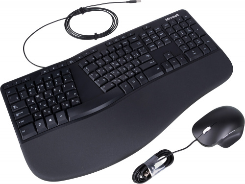 Клавиатура + мышь Microsoft Ergonomic Keyboard & Mouse Busines клав:черный мышь:черный USB Multimedia фото 14