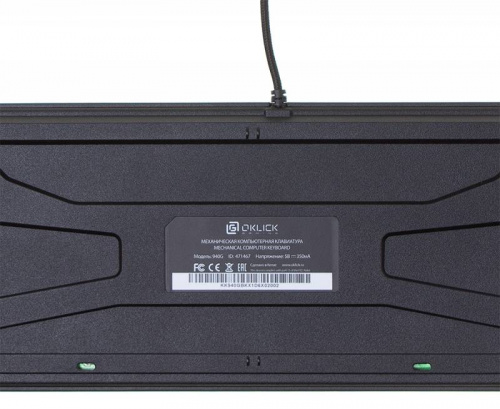 Клавиатура Оклик 940G VORTEX механическая черный USB for gamer LED фото 18
