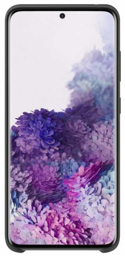 Чехол (клип-кейс) Samsung для Samsung Galaxy S20 Silicone Cover черный (EF-PG980TBEGRU) фото 2