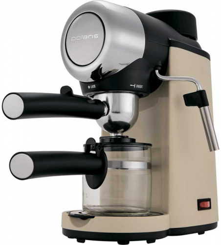 Кофеварка эспрессо Polaris PCM 4005A 800Вт бежевый фото 3