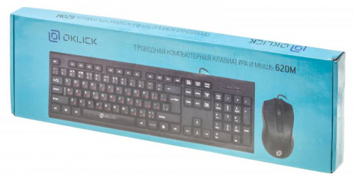 Клавиатура + мышь Оклик 620M клав:черный мышь:черный USB (475652) фото 3