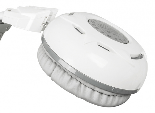 Наушники с микрофоном A4Tech Bloody G300 белый/серый 1.8м мониторные оголовье (G300 WHITE+GREY) фото 4