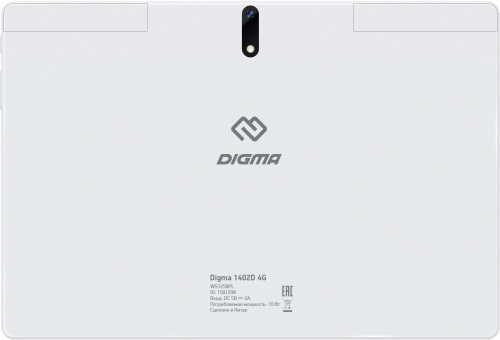 Планшет Digma 1402D 4G SC9863 (1.6) 8C RAM4Gb ROM64Gb 10.1" IPS 1920x1200 3G 4G Android 11 серебристый 5Mpix 2Mpix BT GPS WiFi Touch microSD 128Gb 5000mAh фото 4