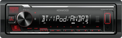 Автомагнитола Kenwood KMM-BT205 1DIN 4x50Вт