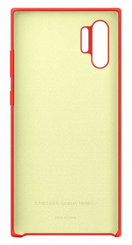 Чехол (клип-кейс) Samsung для Samsung Galaxy Note 10+ Silicone Cover красный (EF-PN975TREGRU) фото 3