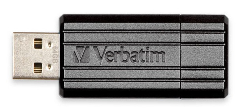 Флеш Диск Verbatim 64Gb PinStripe 49065 USB2.0 черный фото 3