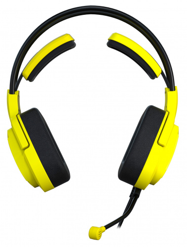 Наушники с микрофоном A4Tech Bloody G575 Punk желтый/черный 2м мониторные USB оголовье (G575 PUNK) фото 3